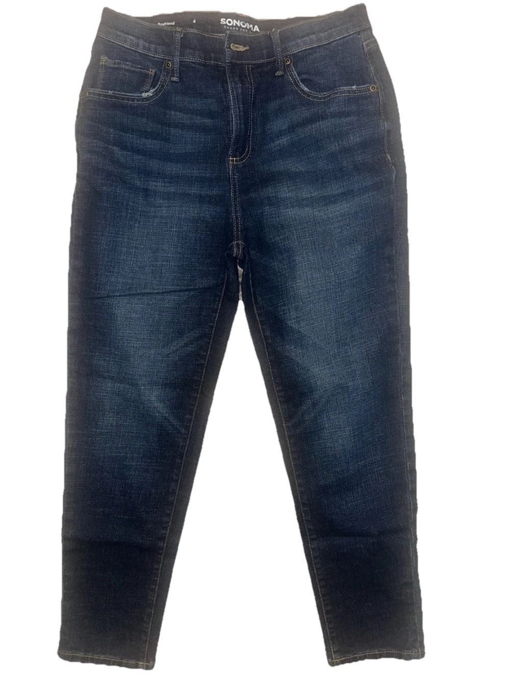 Sonoma Dark Indigo Boyfriend Jeans